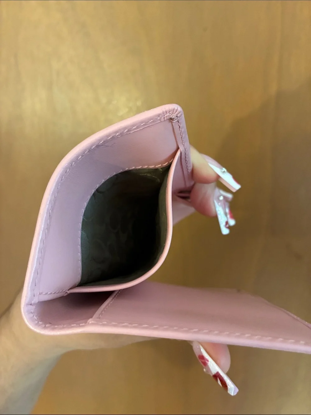 Coach BabyPink Leather Case